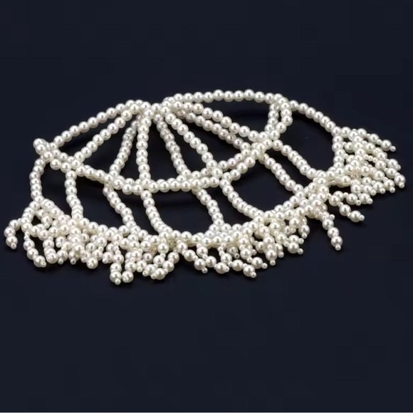 Vintage Pearl Elegant Beaded Headpiece main image 6